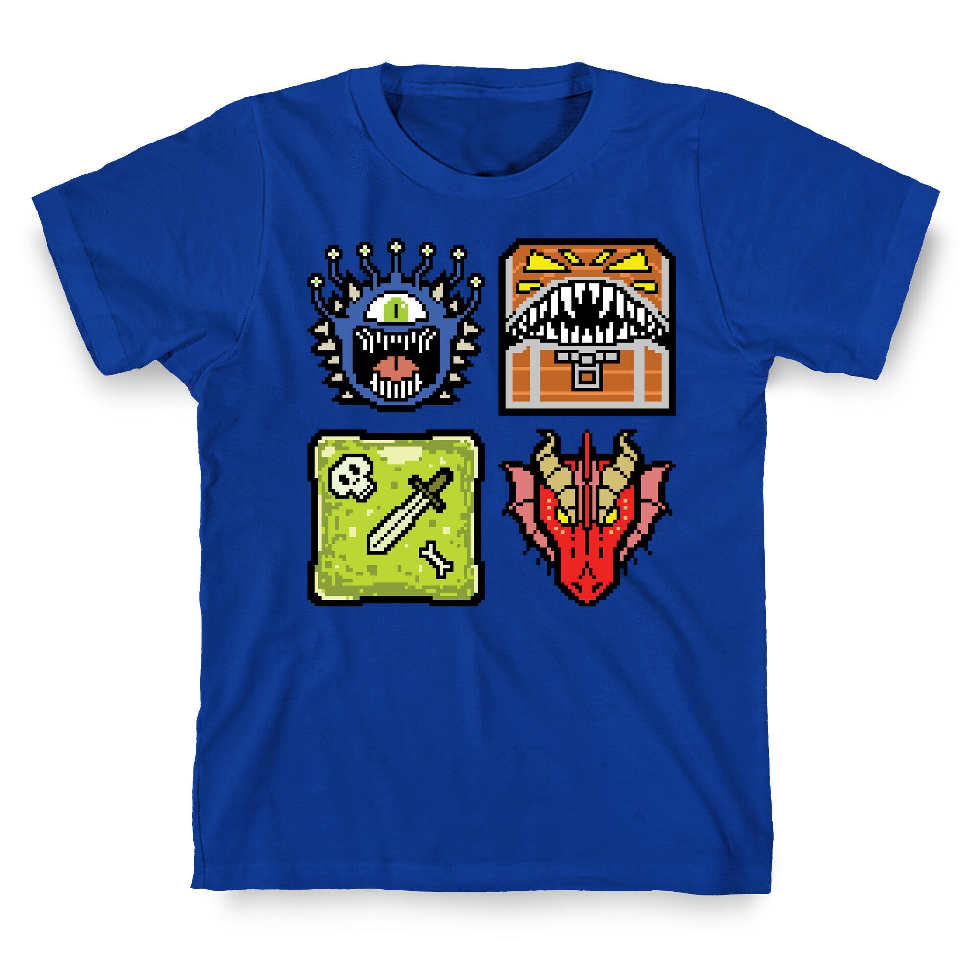 Pixel DnD Monsters T-Shirt